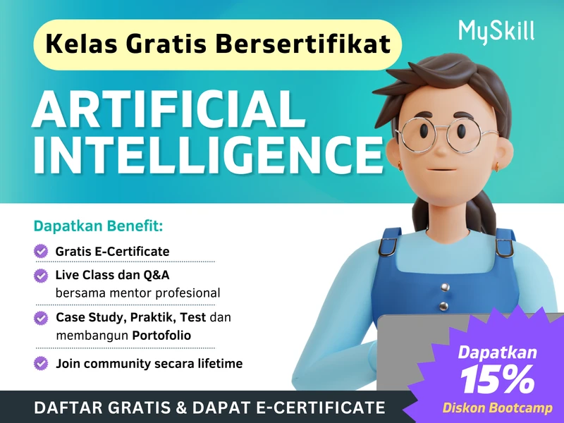 17 Kursus AI Gratis Bersertifikat & Roadmap Belajar 2026