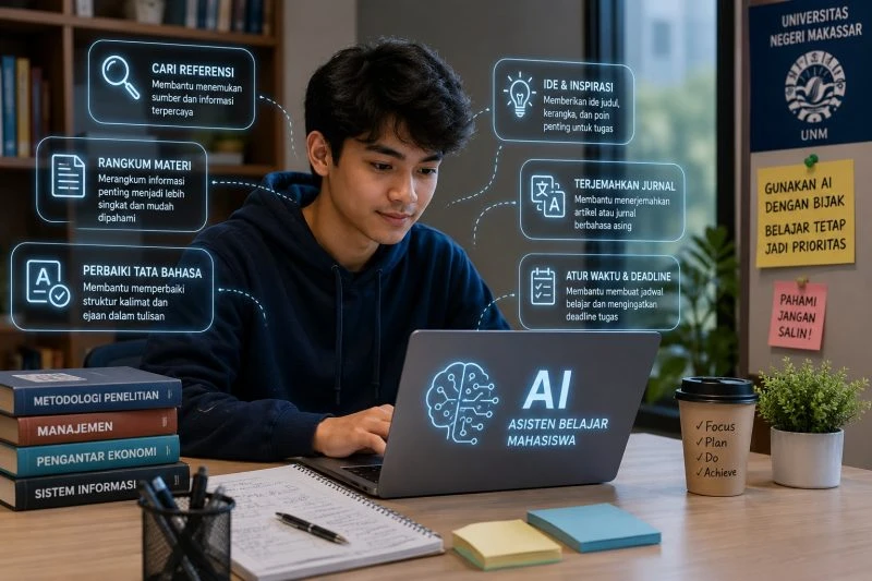 Cara Menggunakan AI untuk Riset Tugas Kuliah yang Benar