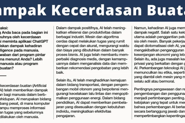 Analisis Perkembangan Teknologi AI dan Risiko Echo Chamber